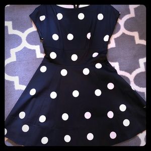 Kate Spade black polka dot dress